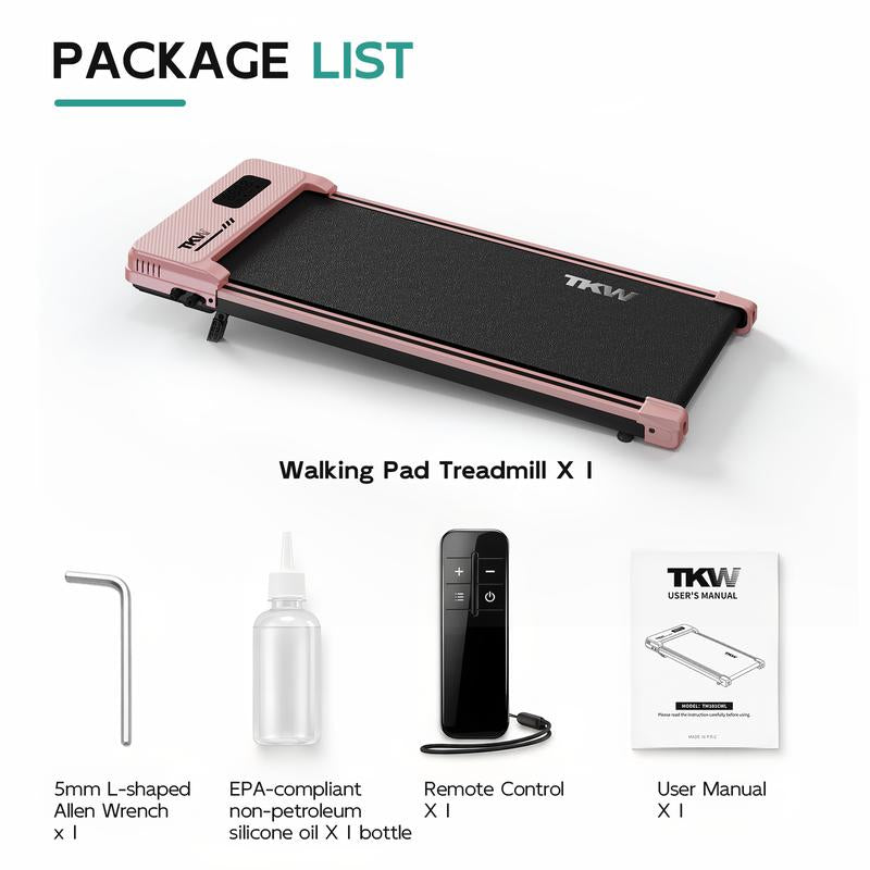 3 in 1 Walking Pad Treadmill with Remote Control and LED Display