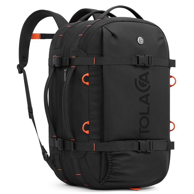 Large Expandable Casual Travel Backpack with Wet Dry Compartment