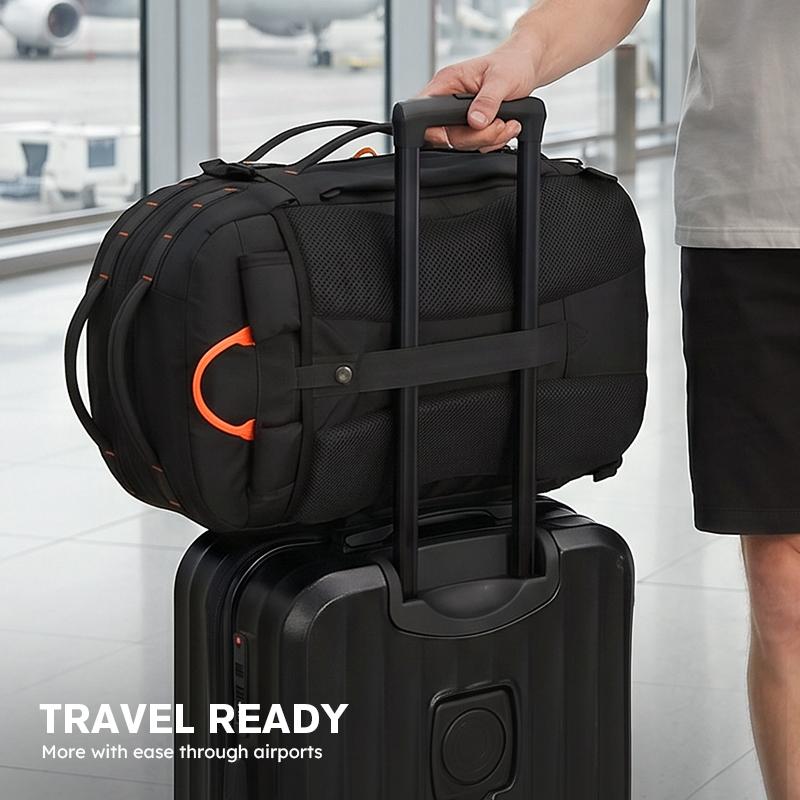 Large Expandable Casual Travel Backpack with Wet Dry Compartment