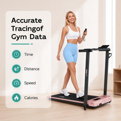 3 in 1 Walking Pad Treadmill with Remote Control and LED Display