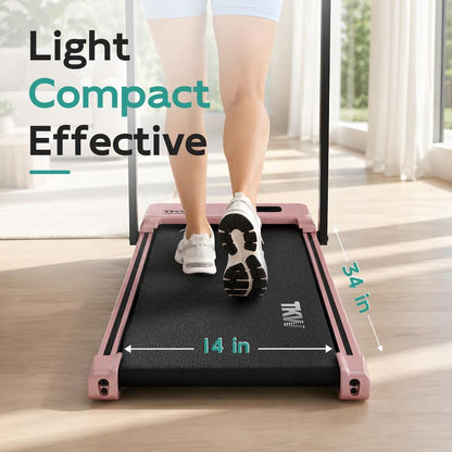 3 in 1 Walking Pad Treadmill with Remote Control and LED Display