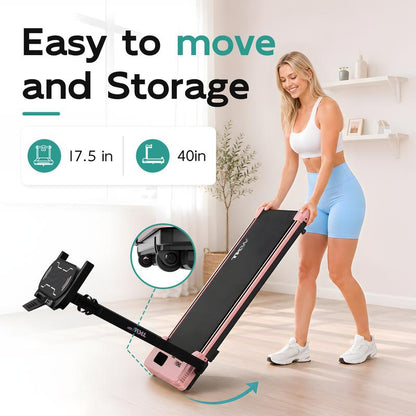 3 in 1 Walking Pad Treadmill with Remote Control and LED Display